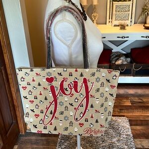 NWOT Christmas “Joy” Tote